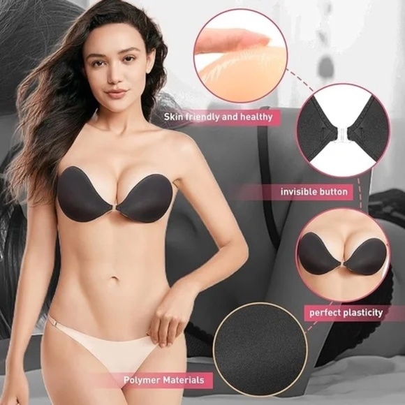 Sefinel Sticky Push-Up Nipple Covers | Strapless Adhesive Bra | Size C Cup - Picture 5 of 6